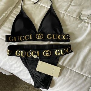 Gucci bikini swim suit never worn. Runs small could wear it.